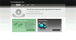 Desktop Screenshot of limonetikqualif.com